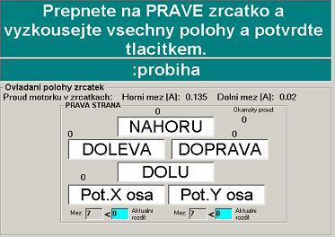 Test paměťového zrcátka